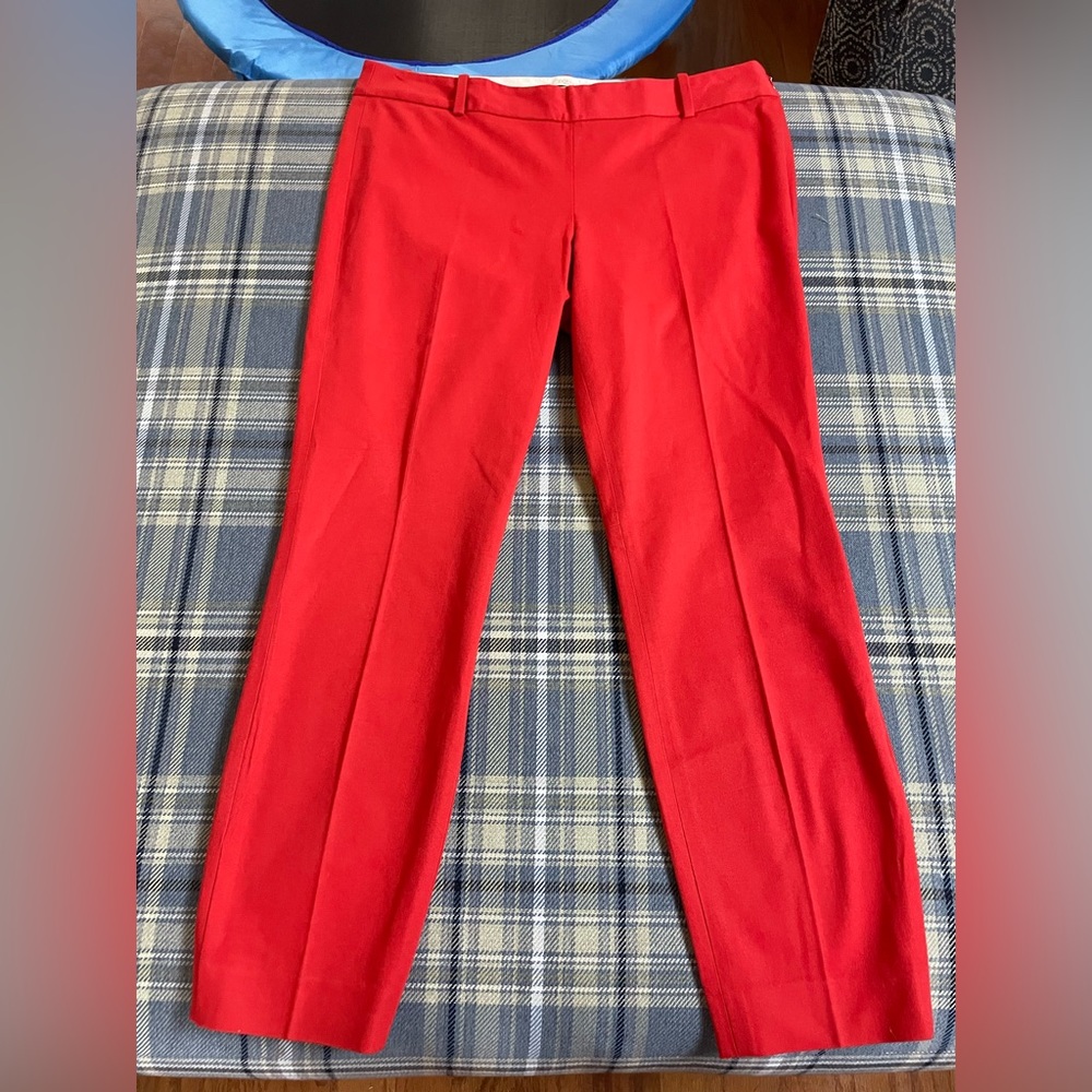 J.Crew Minnie Women’s Red Skinny Leg Pants
